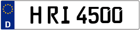 Truck License Plate